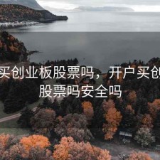 开户买创业板股票吗，开户买创业板股票吗安全吗