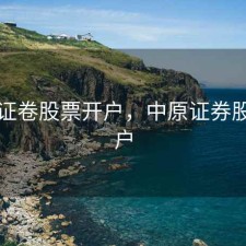 中原证卷股票开户，中原证券股票开户