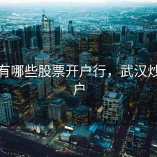 武汉有哪些股票开户行，武汉炒股开户