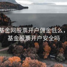 天天基金网股票开户佣金低么，天天基金股票开户安全吗