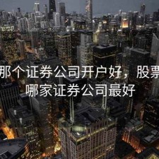 股票那个证券公司开户好，股票开户哪家证券公司最好