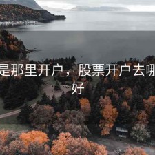 股票是那里开户，股票开户去哪里开好