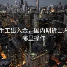 期货手工出入金，国内期货出入金在哪里操作