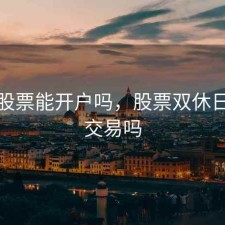 双休股票能开户吗，股票双休日不能交易吗