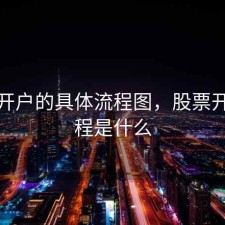 股票开户的具体流程图，股票开户流程是什么