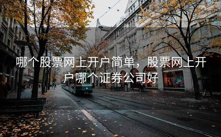 哪个股票网上开户简单，股票网上开户哪个证券公司好  第1张