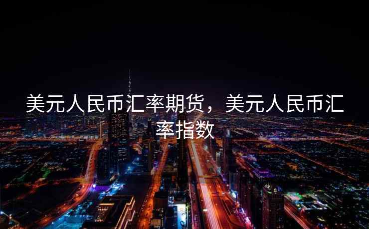 美元人民币汇率期货，美元人民币汇率指数  第2张